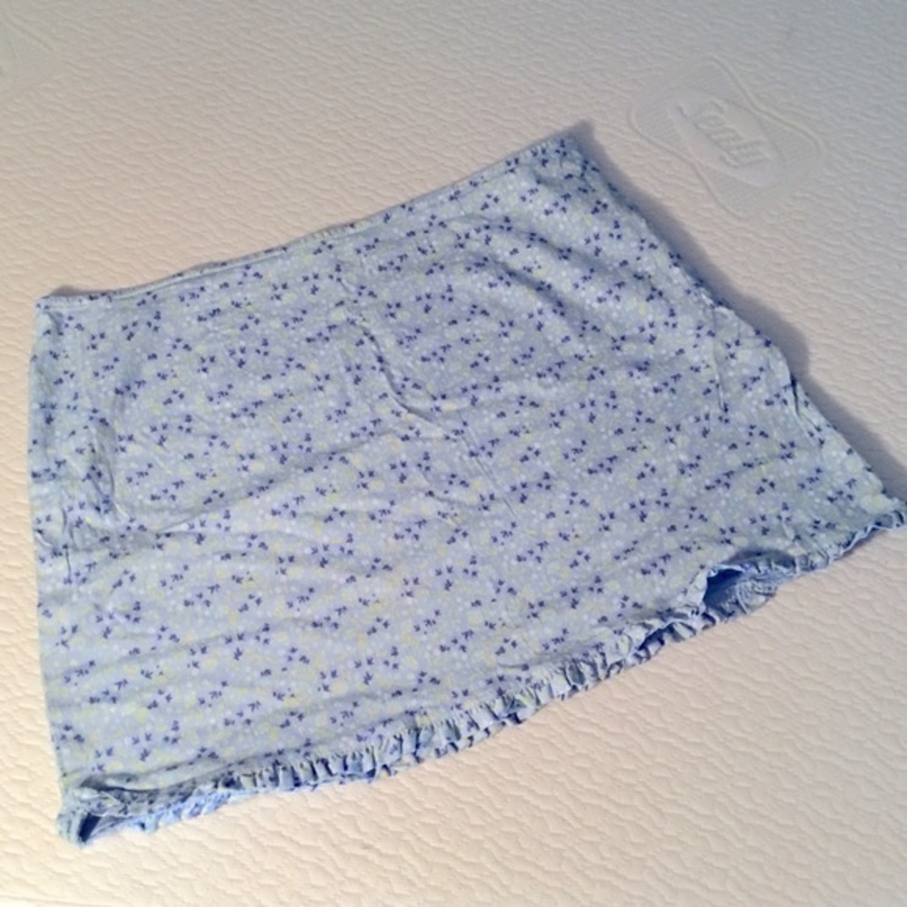 Vintage Express Floral Mini Skirt